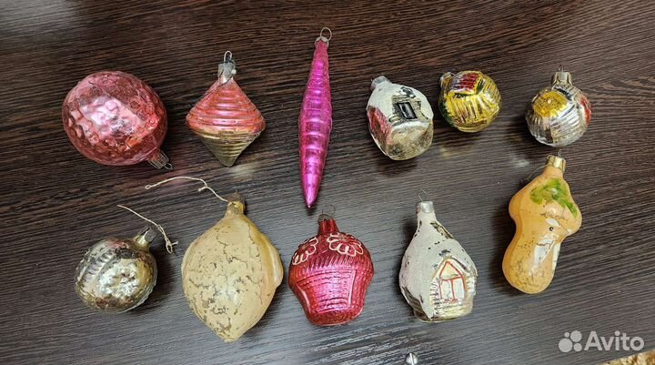 Набор елочных игрушек СССР