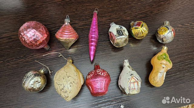 Набор елочных игрушек СССР