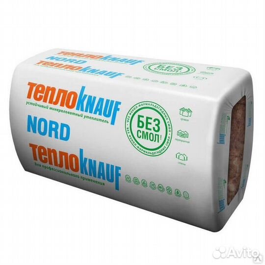 Утеплитель Тепло knauf nord 1230х610х100мм