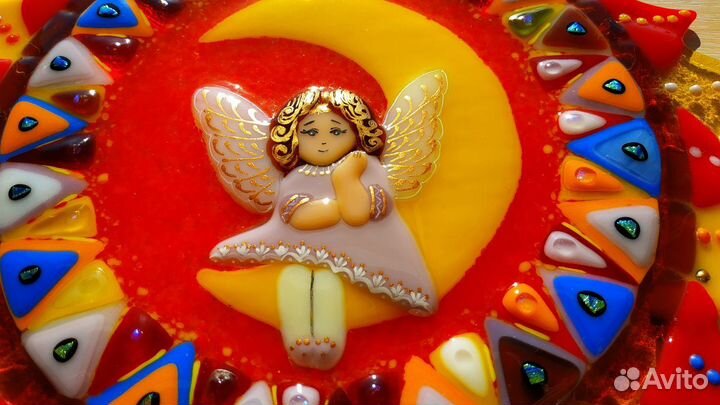 Панно настенное из стекла 