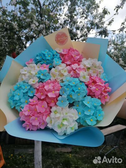 Сладкие букеты из зефира
