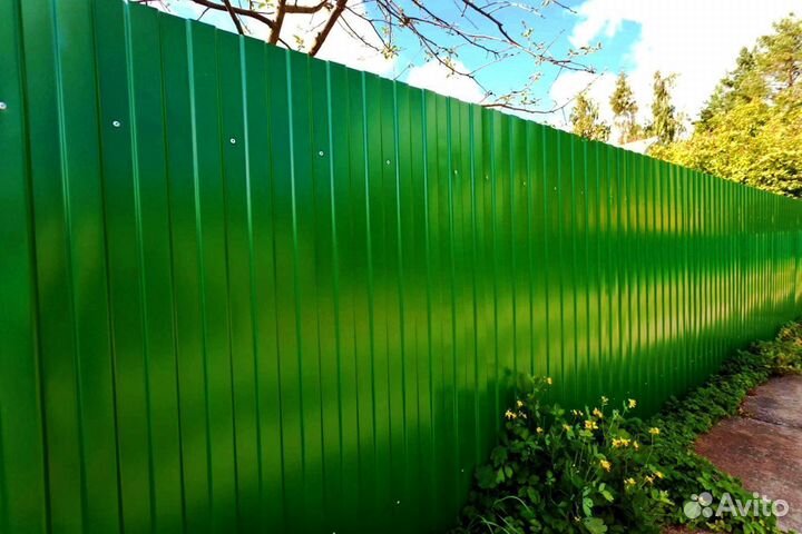 Забор из профнастила