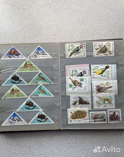 Марки почтовые с альбомом СССР