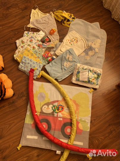 Детские принадлежности для кормления и постельные