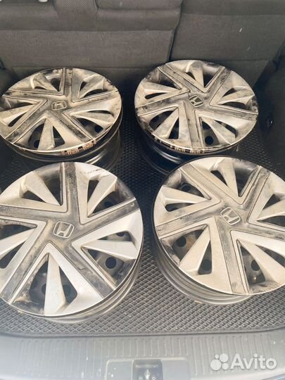 Диски штамповка 15 с колпаками honda японские