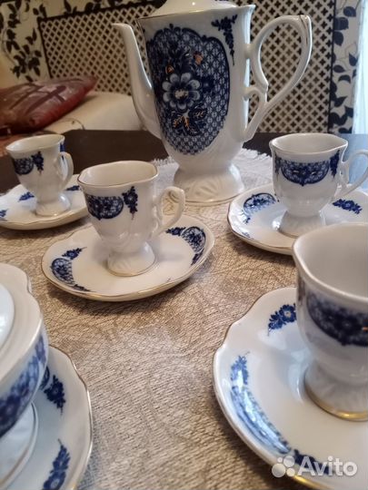 Кофейный сервиз вербилки СССР