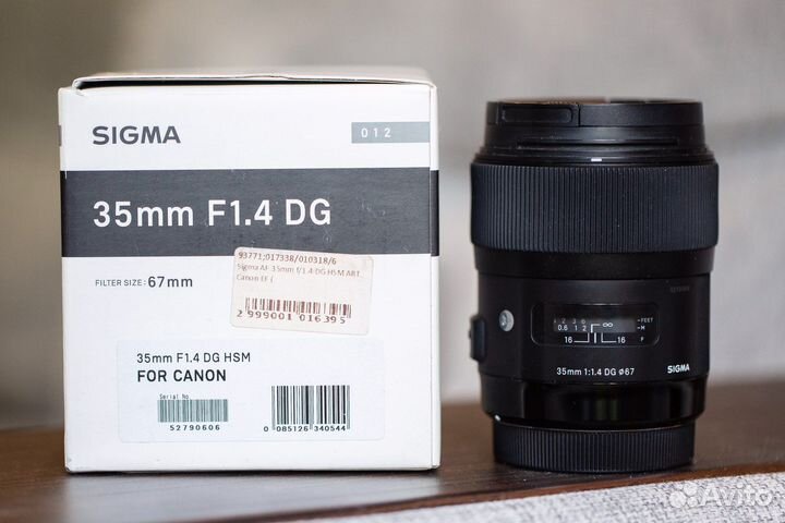 Sigma 35mm f/1.4 Art (для canon)