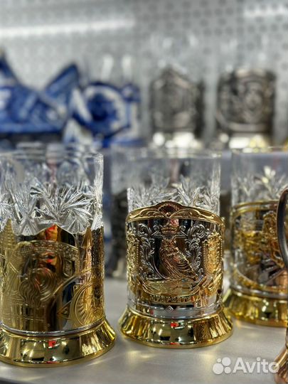 Подстаканник Кольчугинский мельхиор