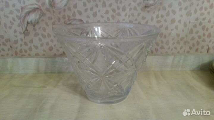 Салатник из хрусталя