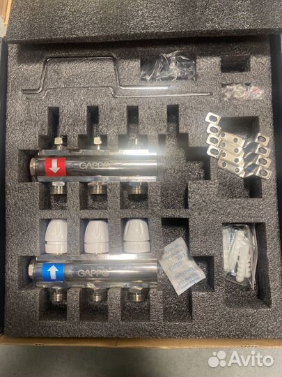 Коллектор Gappo латунь 3 выхода 1х3/4