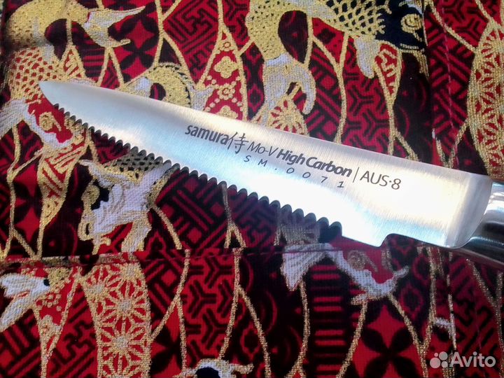 Кухонный нож для томатов Samura Mo-V