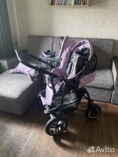 Коляска 2 в 1 Babyton Rocky Purple