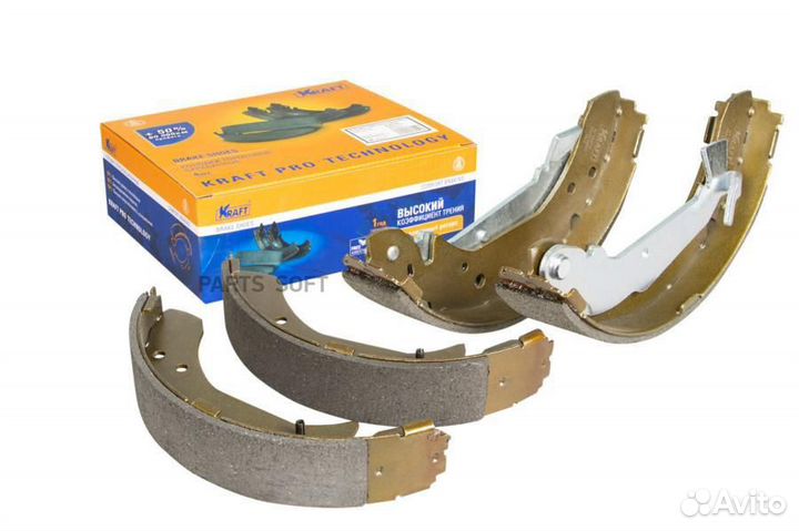 Kraft KT091518 Колодки тормозные hyundai sonata/ma