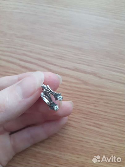 Серебряные серьги 925 проба
