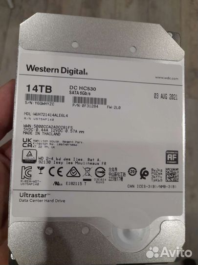 Гарантия Жесткие диски hdd 10 tb WD Gold SATA 3