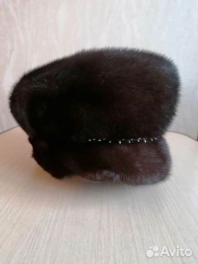 Шапка норковая женская