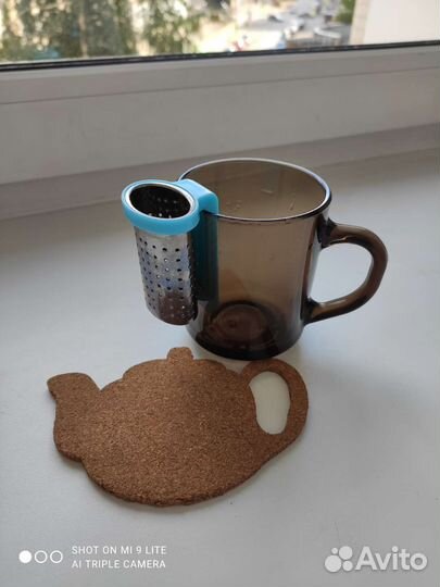 Ситечко для заварки чая и подставка под кружку