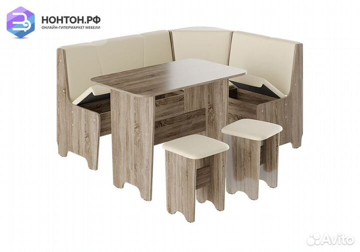 Кухонный уголок Техас исп.1 дуб сонома трюфель / э