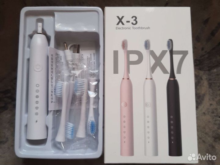 Зубная щетка электрическая с назадками X 3