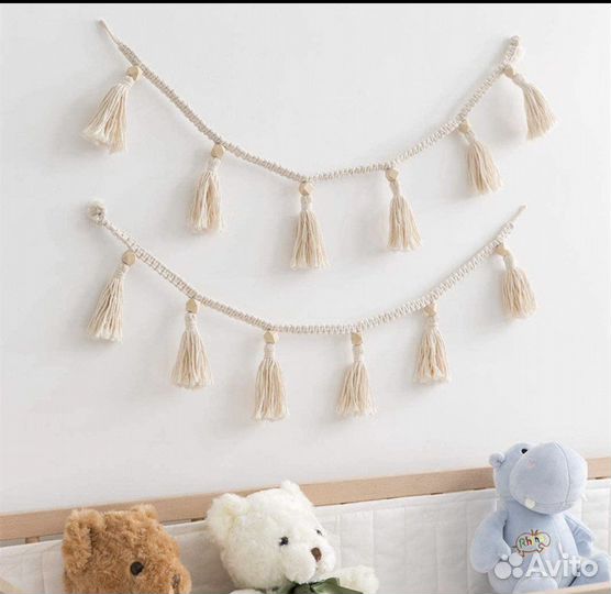 Макраме гирлянда панно