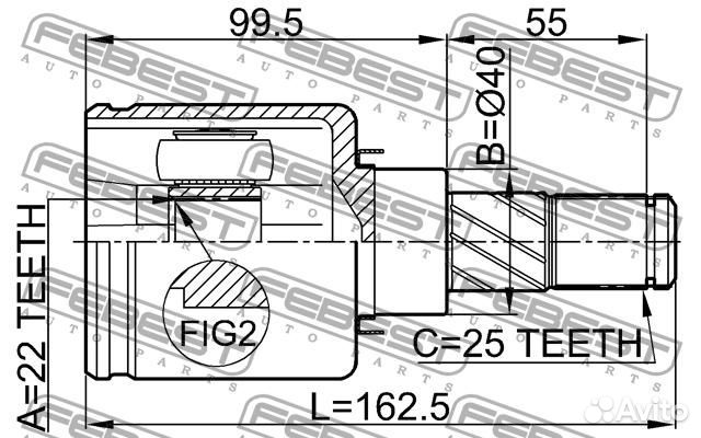 Шрус внутренний правый