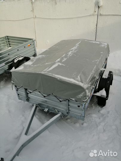 Прицеп с низким тентом высотой 500мм. Рассрочка