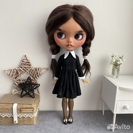 Платье Уэнсдэй Аддамс для блайз