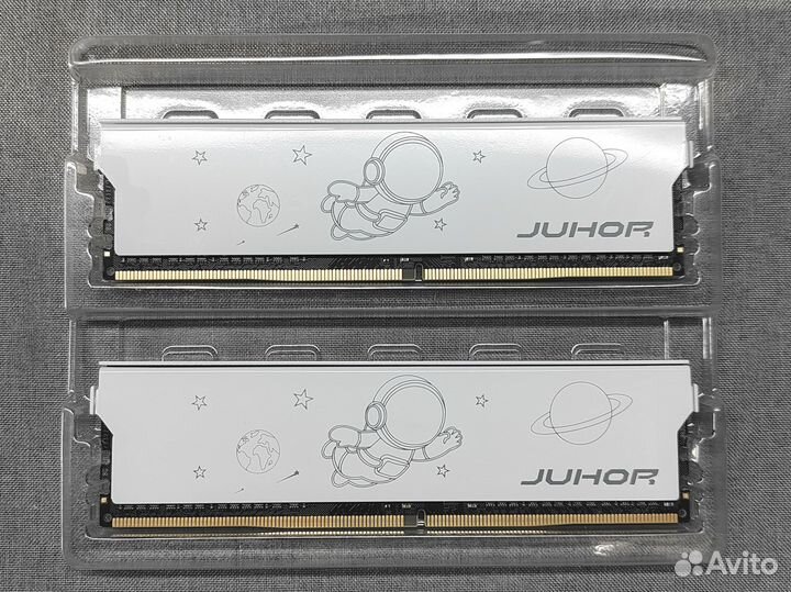 Juhor DDR4 16 Gb (8 x 2) 3600 Mhz CL18, новая