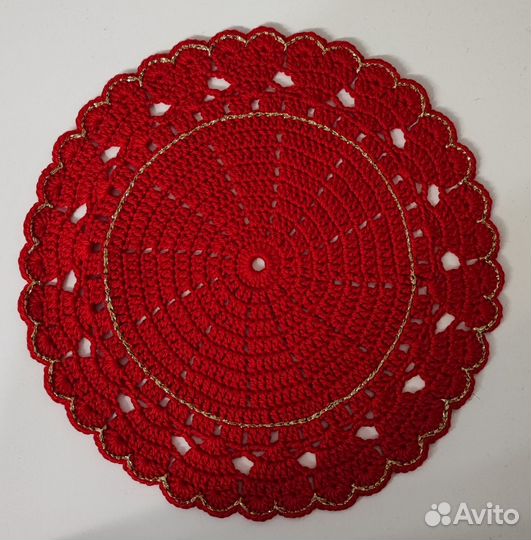 Салфетки сервировочные вязаные