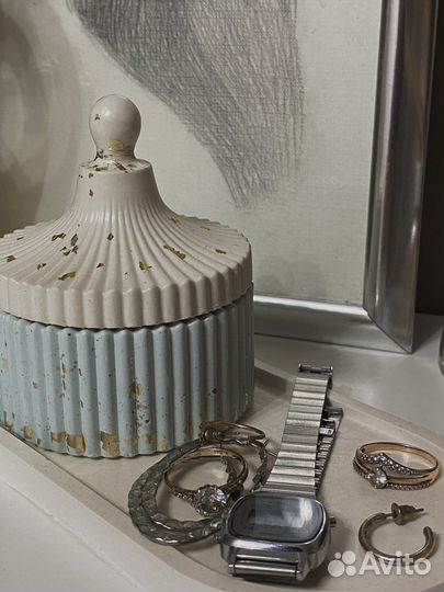 Поднос из гипса