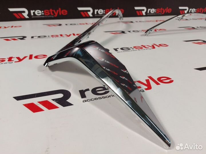 Ресницы фар Toyota Land Cruiser Prado 150 D1076