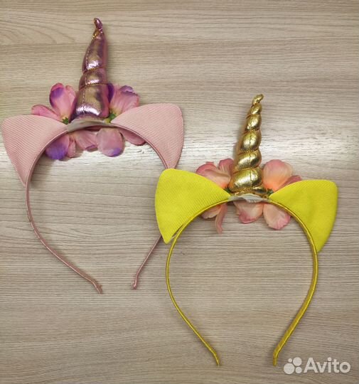 Ободки детские обручи праздничные для девочек