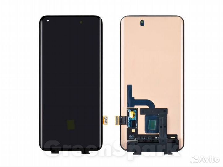 Дисплей для Xiaomi Mi 10/10 Pro +тач черный 100%