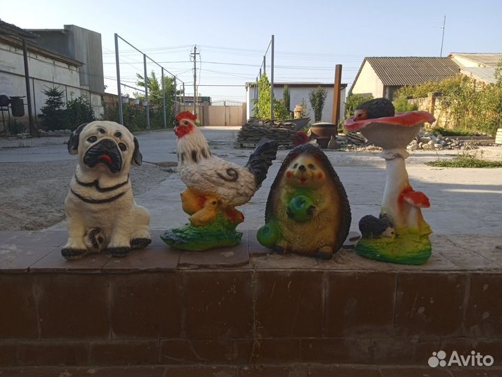 Садовые фигуры из гипса