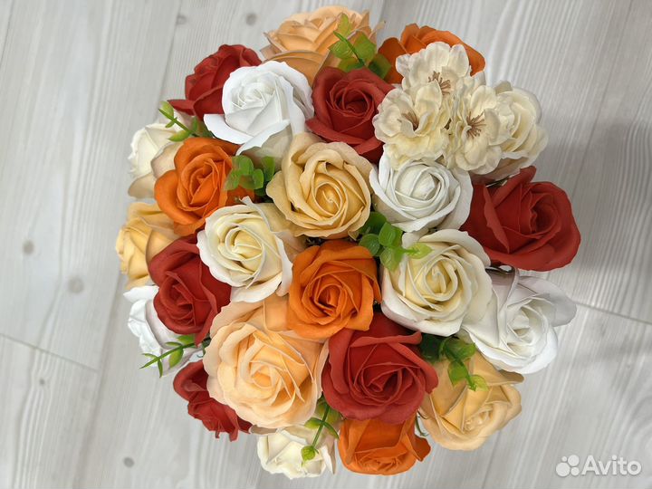 Букет из мыльных роз, учителю, маме