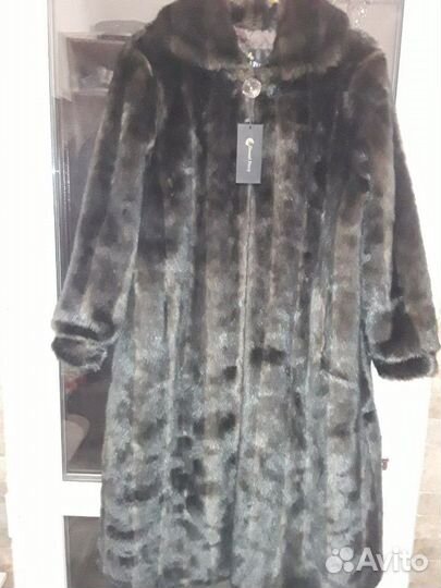 Шуба имитация норки