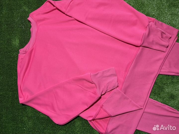 Спортивный костюм женский розовый 160-170