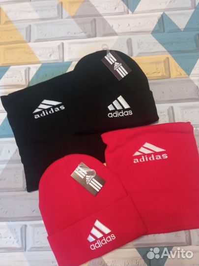 Шапка и снуд Adidas
