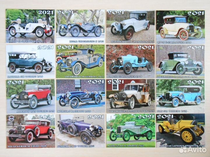 Календарик Ретро Автомобили