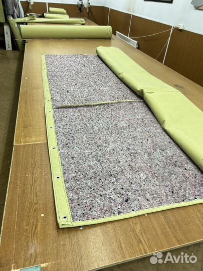 Тент на ворота гаража утепленный