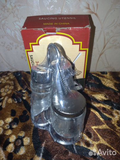 Набор для специй на стол, новый (4 предмета)