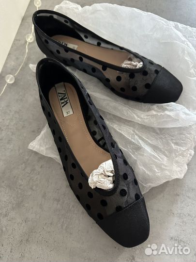 Балетки zara 37