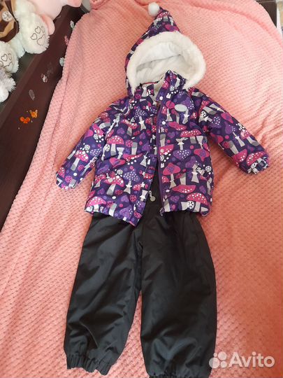 Зимний костюм для девочки 86+6 Reike