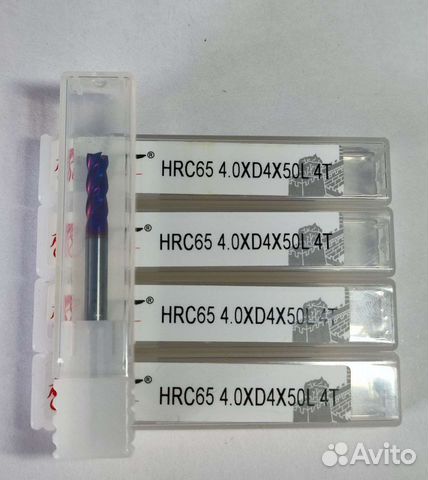 Фреза HRC65 4.0XD4X50L 4T