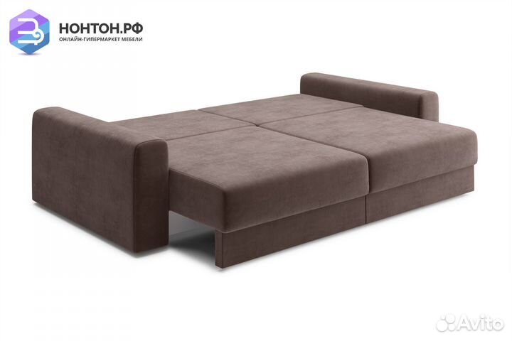 Диван тик-так Омега коричневый