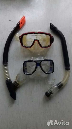 2 маски для сноркелинга парой (п/плавания)
