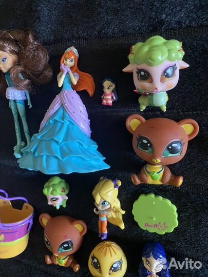 Набор мини-кукол и питомцев Винкс