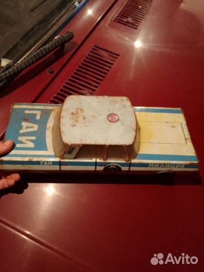 Советская железная игрушка чайка гаи