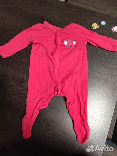 Слипы на девочку 1-6 мес
