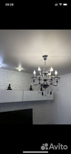 Люстра хрустальная 2шт
